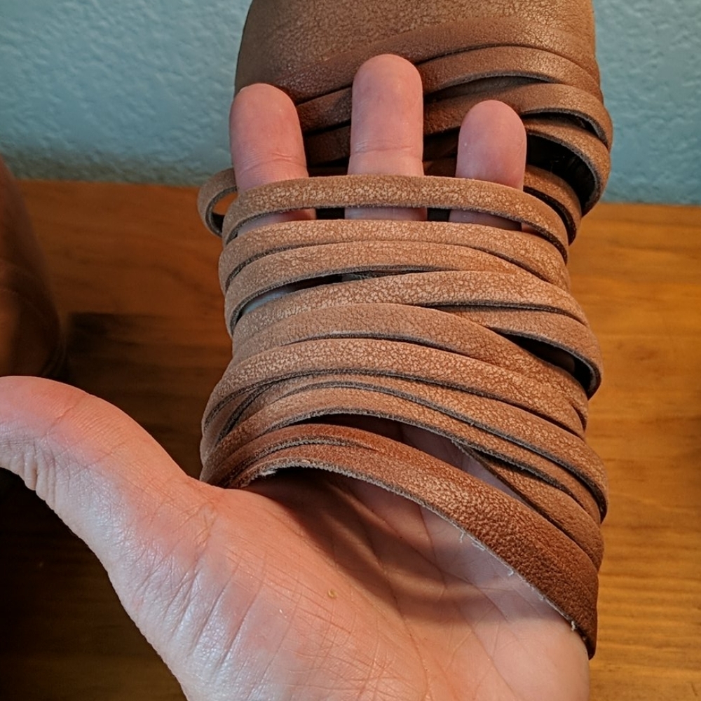 Free people tan booties, never worn - Picture 6 of 6